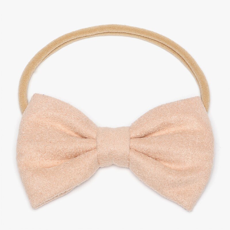 10 stks/partij Handgemaakte Stof Baby Bow Hoofdband Nylon Haarband Voor Babys One size fits Meer