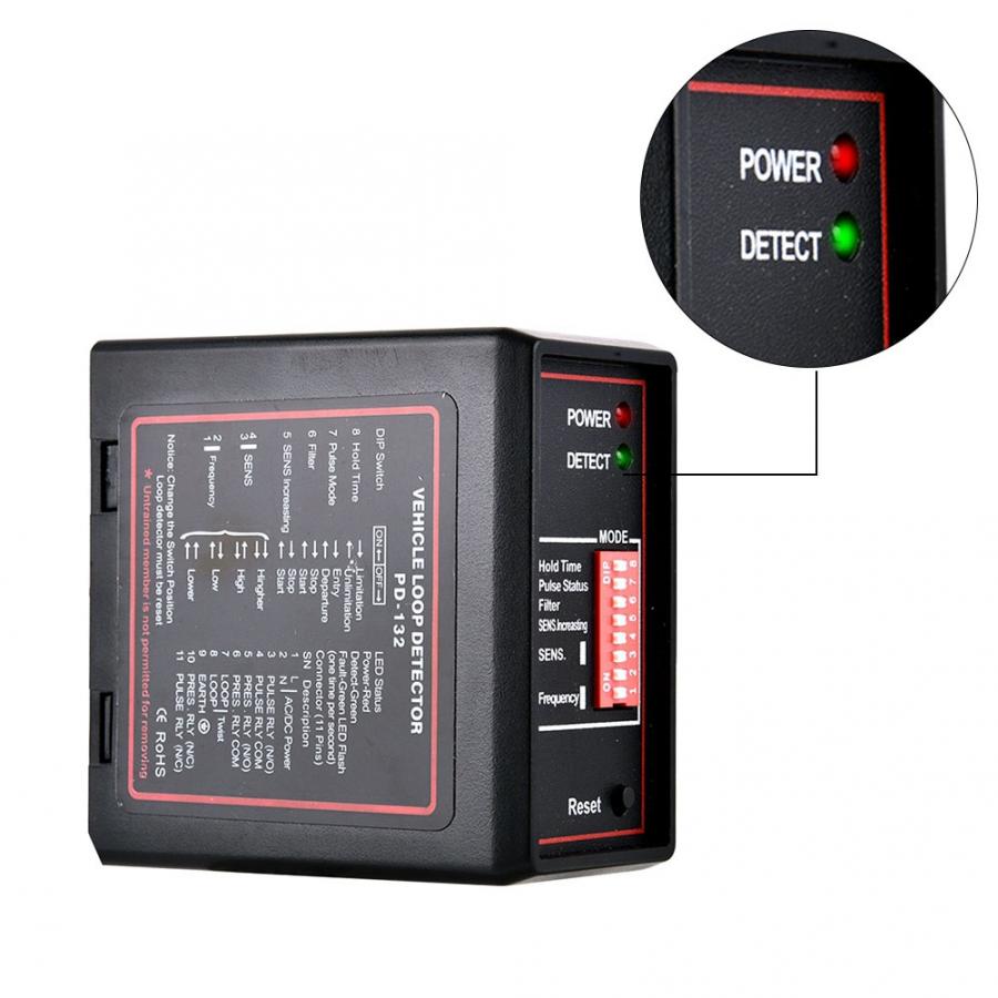 220V Smart Automatic Barrier Opener Vehicle Loop Detector System Four frequency configurations
