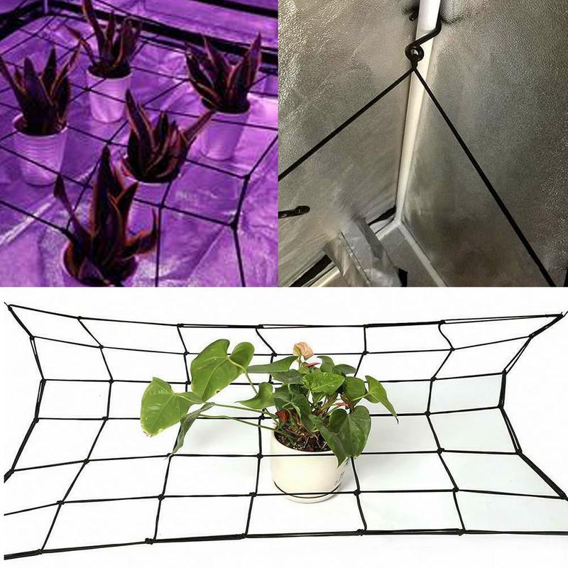Garden plant mesh net heavy-duty net vine landing garden weaving growing frame flower vegetable L2Z8