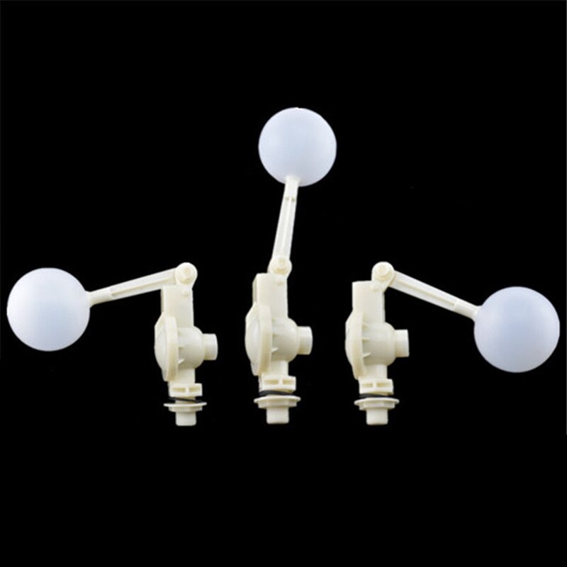 1pc 1/2inch-2inch White Plastic Adjustable Auto Fill Float Ball Valve Water Control Switch for Water Tower Water Tank