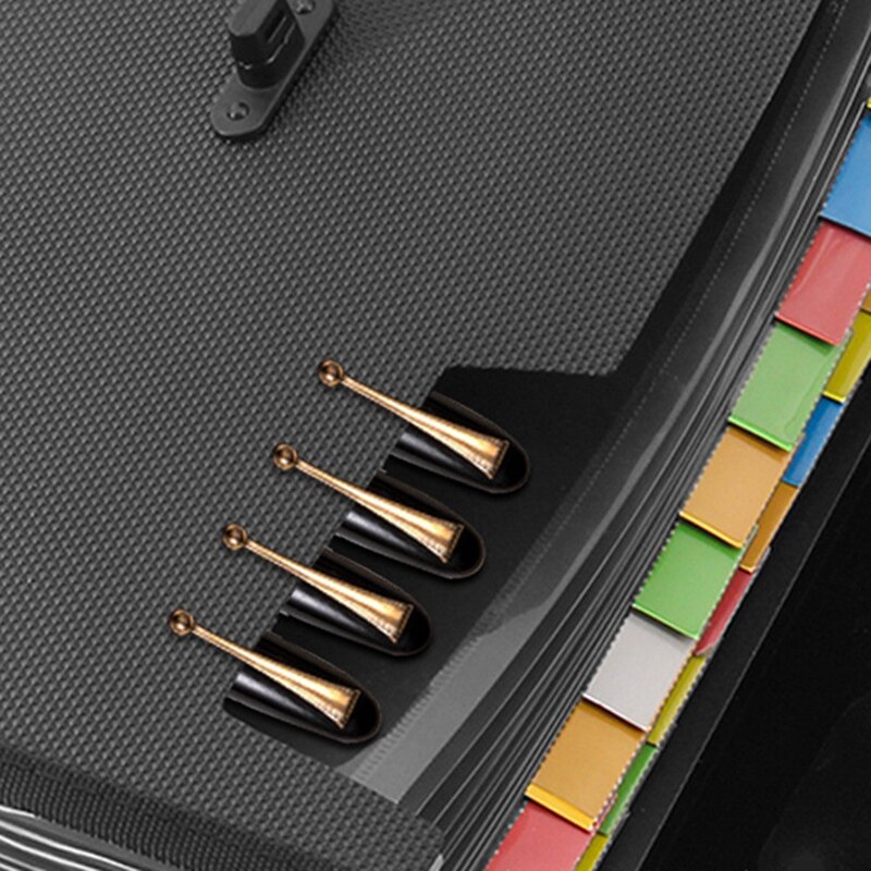 26 Netz Tragbare Orgel Tasche A4 Multi-Schicht Datei Ordner für Büro Studenten mit Große Kapazität Prüfung Papier Halfter