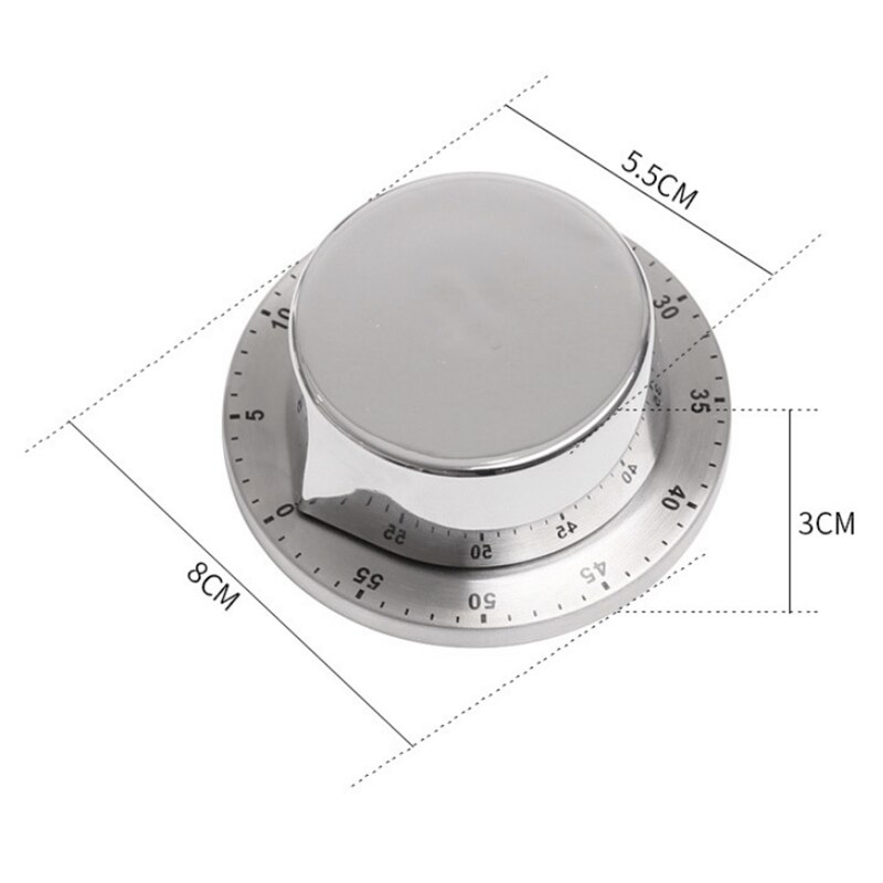 Kitchen Timer Mechanical Timer Alarm Clock Meeting Learning Countdown Timer