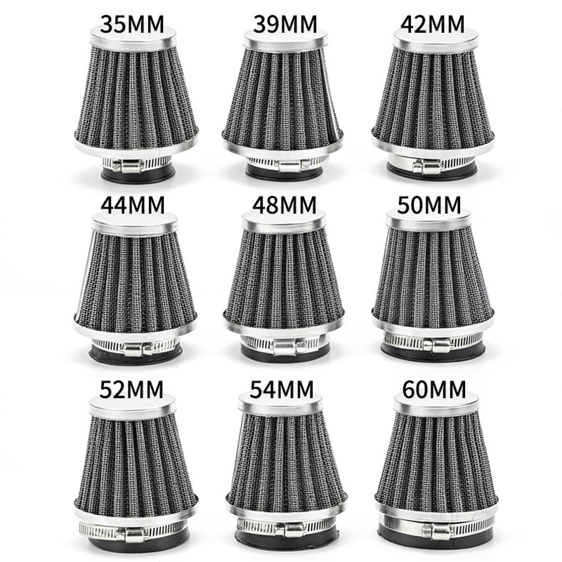 1pc universel 35-60mm moto filtre à Air conique nettoyant saleté fosse haut débit d'air filtre à Air conique nettoyeur de saleté