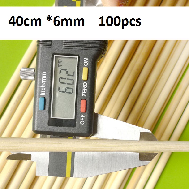 100 stk 40cm*6mm bambus tre grillspyd spiral tornado potet spyd bambus grillpinner naturlig tre bbq spyd sett