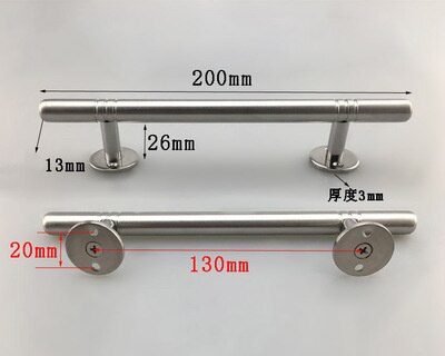 stainless steel adjustable door handles Cabinet Drawer Pulls and Knobs furniture handles Hardware Accessories: E