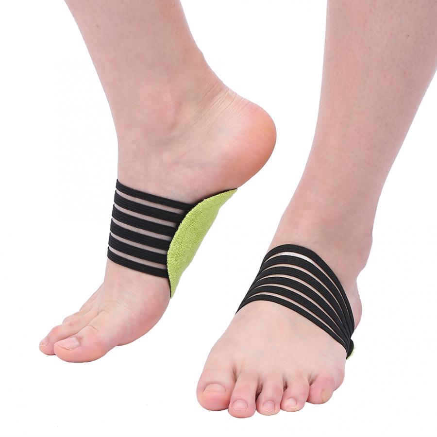 1 Pair Foot Pad Foot Pain Reliver Flat Foot Arch Support Orthotic Foot Arch Shock Absorber Foot Care Product