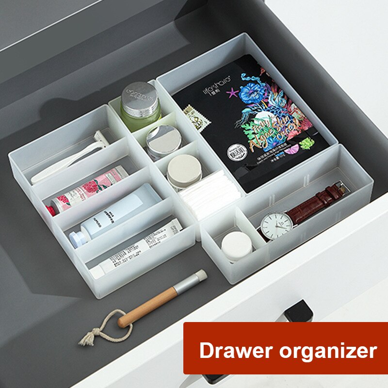 Storage Drawers Adjustable Partition Drawer Storage Box Can Be Combined With Translucent Organizer Drawers Divided Storage Box