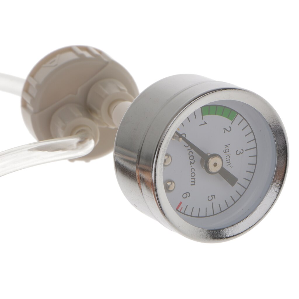 Fish Tank Aquarium CO2 Diffuser Carbon Dioxide Reactor & DIY CO2 Pressure Gauge Regulator Kits, Co2 DIY System Kits Set