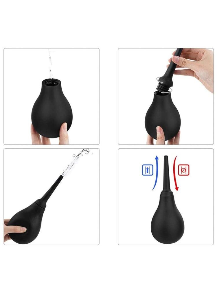 Klysma Lamp Spuit Vrouwelijke Schoonmaken Wassen Siliconen Klysma Douche