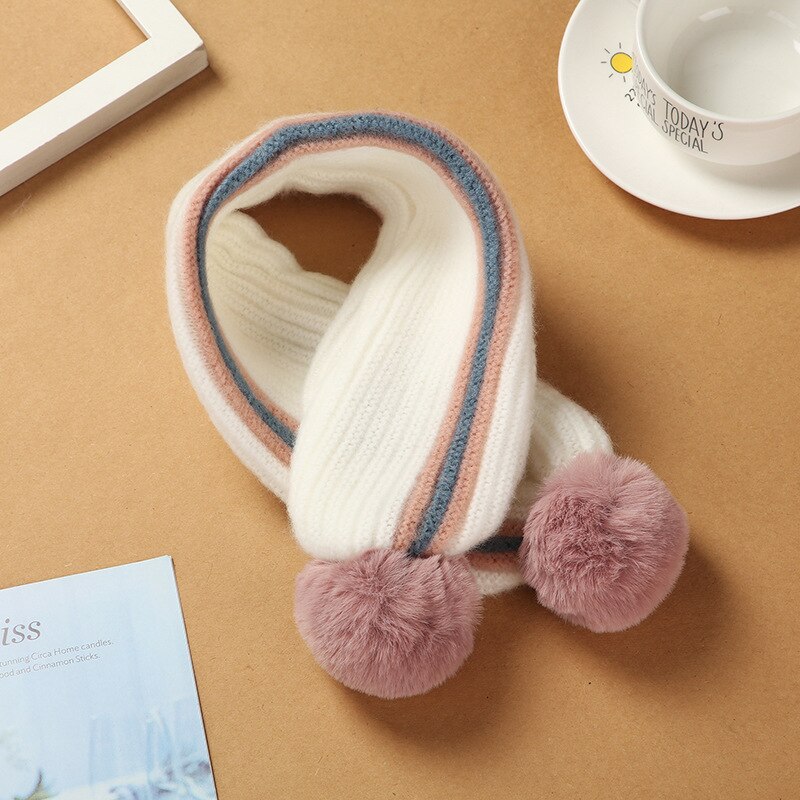 Baby Sjaals Meisjes Gebreide Sjaals Cartoon Katoen Sjaals Jongens Warme Herfst En Winter Verdikte Baby Sjaals