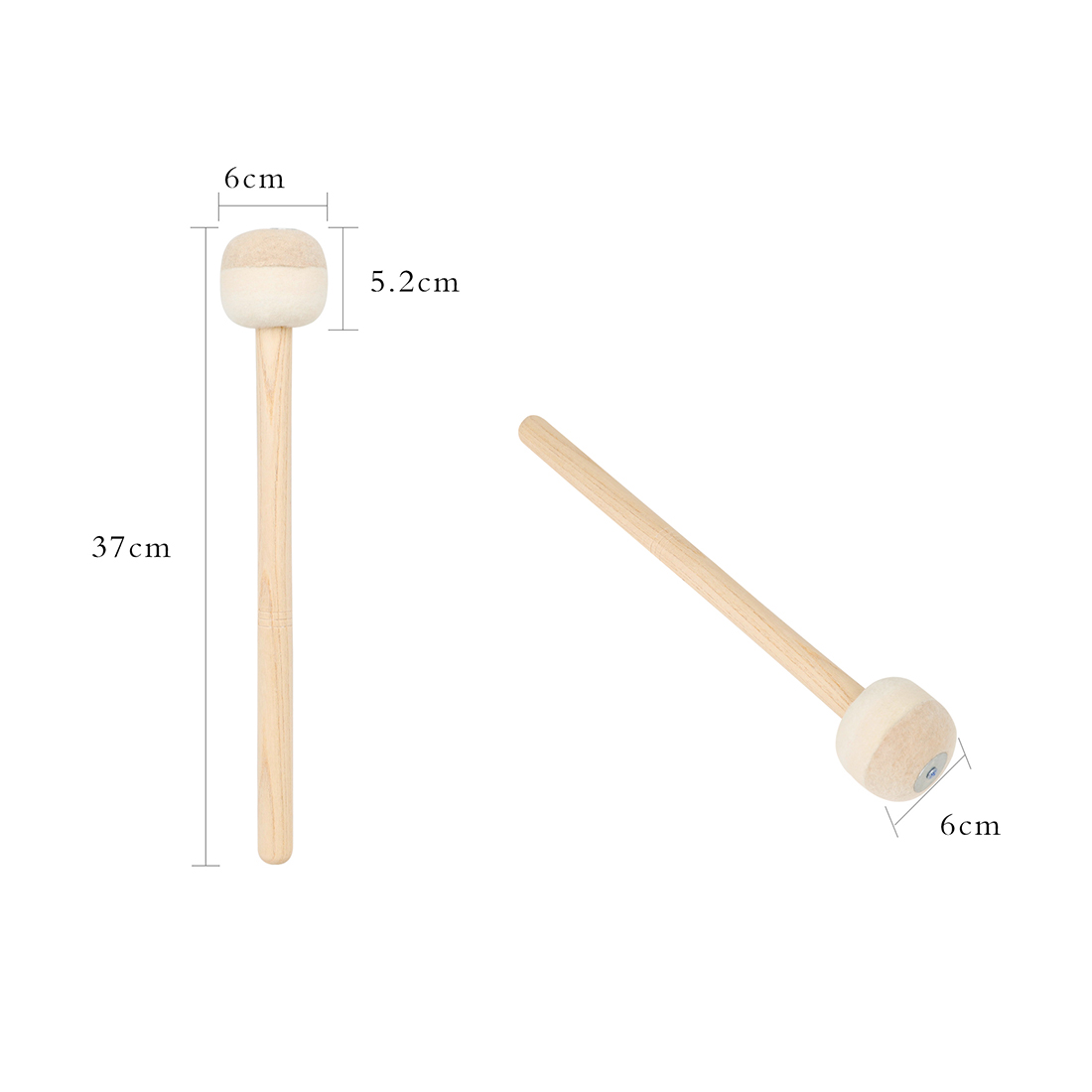 Professionele Marching Drums Kleine Leger Drumsticks Cimbaal Gong Mallet Lange Steel Drum Hamer Percussie Muziekinstrument Onderdelen