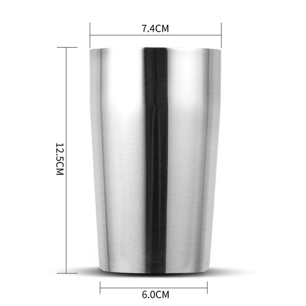 Double Layer Thermo Mug Vacuum Cup 304 Stainless Steel Belly cup Thermal Bottle for Water Insulated Tumbler Car Coffee Mug: 320ml