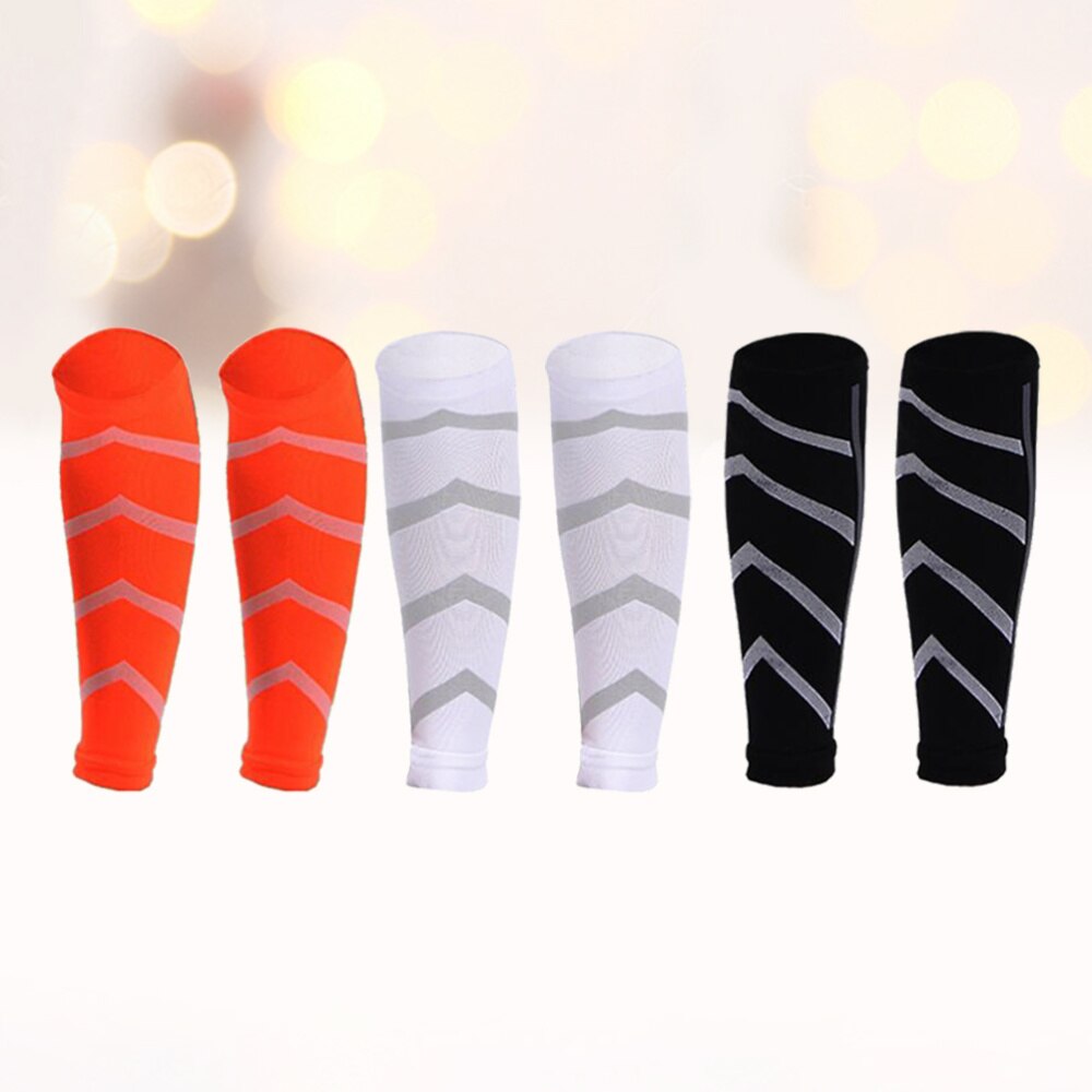 3 Pairs Calf Sleeves Running Protector Leg Sleeves Calf Guard for Athletes Workers: Default Title