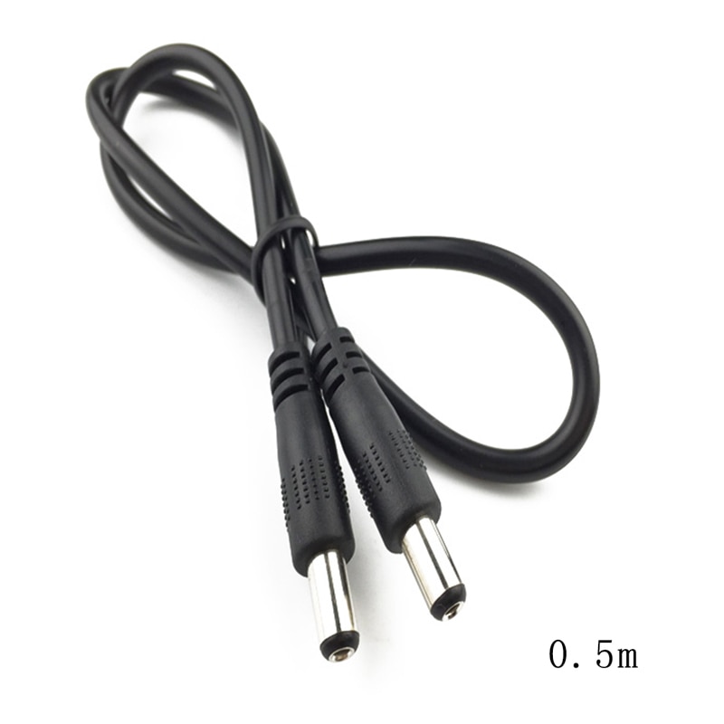 Dc Power Plug 5.5X2.1 Mm Male Naar 5.5X2.1 Mm Mannelijke Cctv Adapter Connector Kabel
