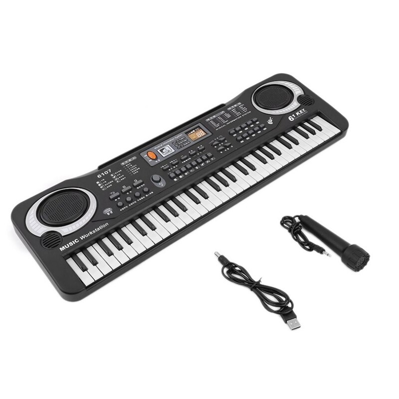 -61 tangenter digital musik elektronisk keyboard bord legetøj elektrisk klaver orgel til børn multifunktion og delikat