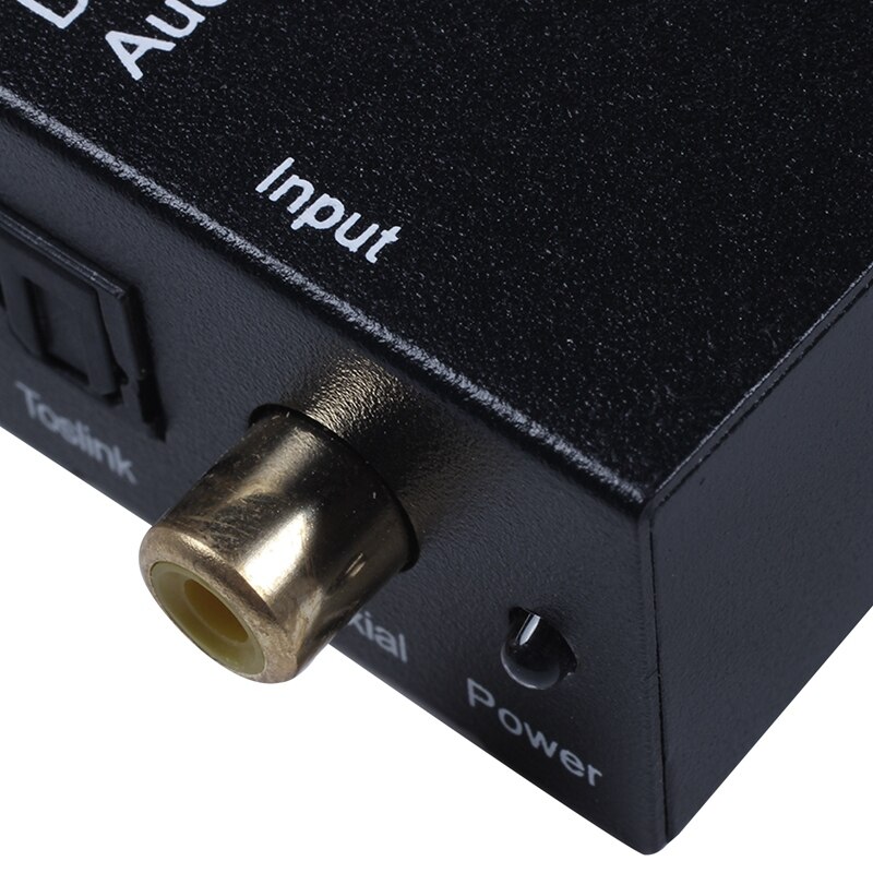 Digital To Analog o Converter Digital Optical Coaxial RCA Toslink Signal to Analog o Converter Home Theater For DVD TV