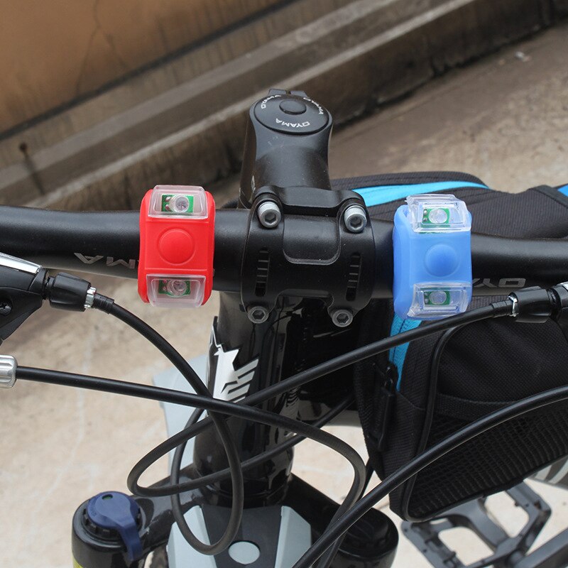 Fahrrad Licht Silikon Hinten Licht Nacht LED Vorderseite Schwanz Licht draussen Radfahren Mit Vor Fahrrad Lichter wasserdicht Schwanz Licht