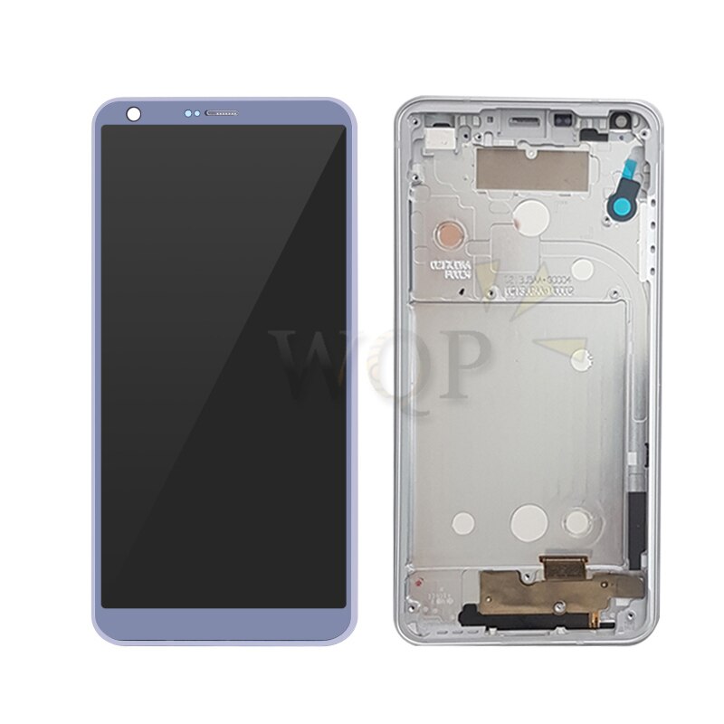 Für LG G6 lcd Anzeige touchscreen Digitizer Montage bildschirm Ersatz für LG H870 H873 VS998 Pantalla mit rahmen Reparatur teile: Platinum mit rahmen