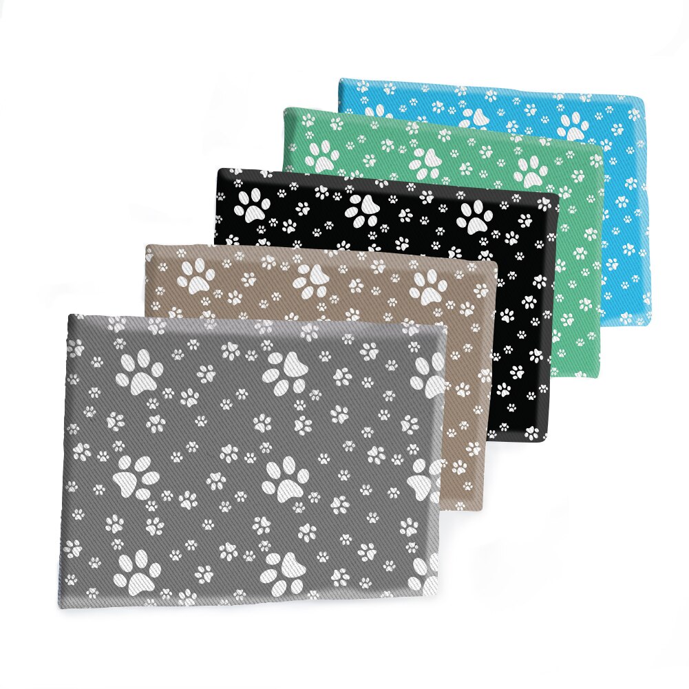 50*145CM Fabric Cute Dog Paw Printed Polyester Cotton Twill Fabric Patchwor Printed