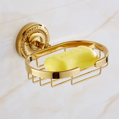 Badezimmer Zubehör Set Messing Gold Bad Hardware Sets Handtuch Rack, Papier halter Wc Pinsel Halter, Handtuch Aufhänger, haken, Handtuch Ring: Navy Blau