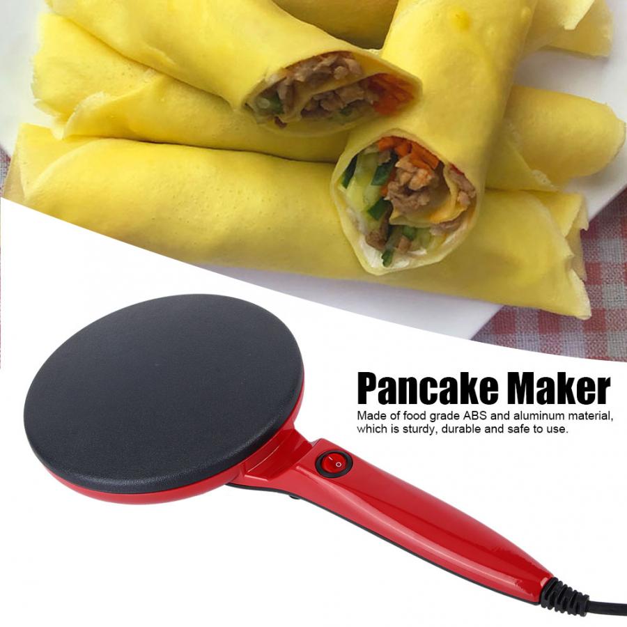 220VCrepe Maker Electric Baking Pan Non-stick Pancake Maker Crepe Machine Kitchen Cooking Tool AU Plug
