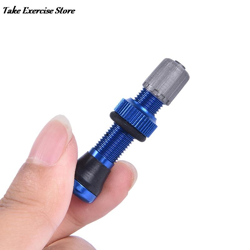 1 stuks 45mm mtb fiets schrader tubeless ventiel voor mountainbike ventiel velg wiel tubeless band ventiel