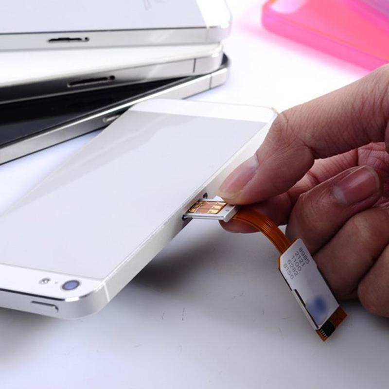 Dual SIM Adapter Micro SIM Conversion SIM card Universal For Samsung For 4Generations iphone5 Chip D7D9