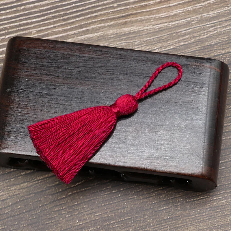 Borlas de algodón de 8cm, 5-20 piezas, cuerda colgante, flecos, borlas para manualidades de costura, cortinas para el hogar, accesorios de decoración de ropa