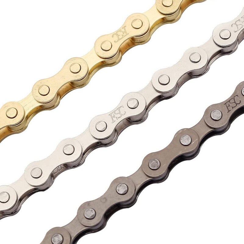Fsc F410 1-Speed Fietsketting (1/2X1/8-Inch, 104L) single Speed Ketting Voor Mtb Racefiets