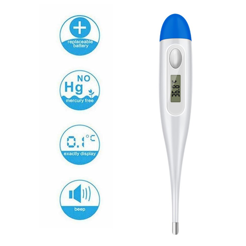 Volwassen Baby Elektronische Digitale Thermometer Temperatuurmeting Lcd Display #