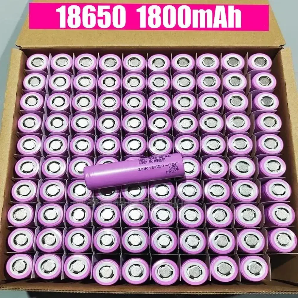 NEUE 3,7 V tatsächliche Kapazität Original Energie 18650 Lithiumbatterie 35E 1800 mAh 3,7 V 25A INR18650 Elektrowerkzeuge wiederaufladbare Batterie
