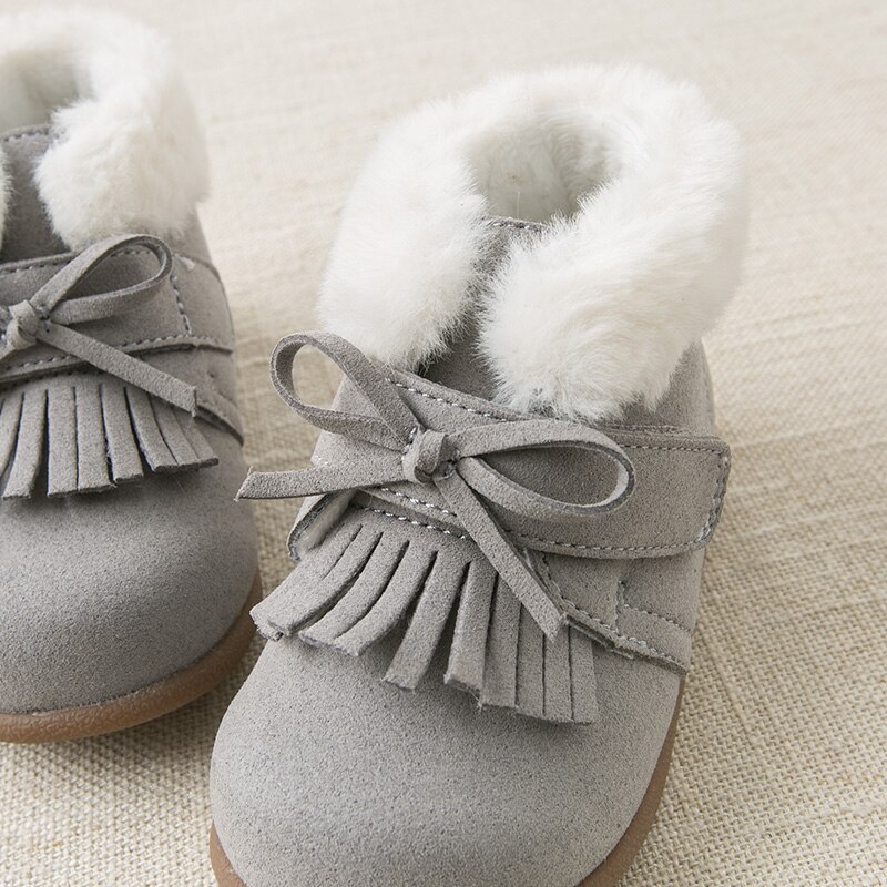 DB11597 Dave Bella winter baby mode laarzen meisje laarzen boog schoenen prewalker laarzen