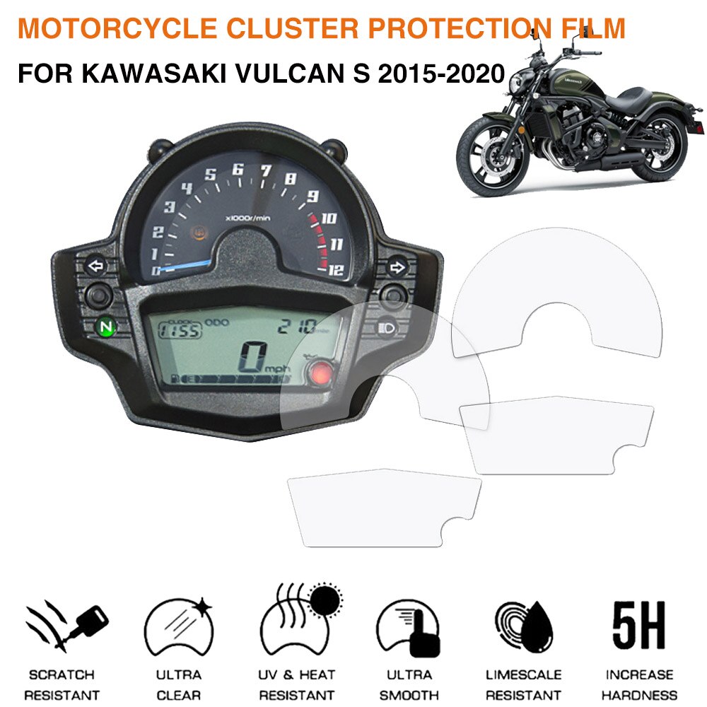 Motorfiets Instrument Cluster Kras Bescherming Snelheidsmeter Screen Protector Voor Kawasaki Vulcan S