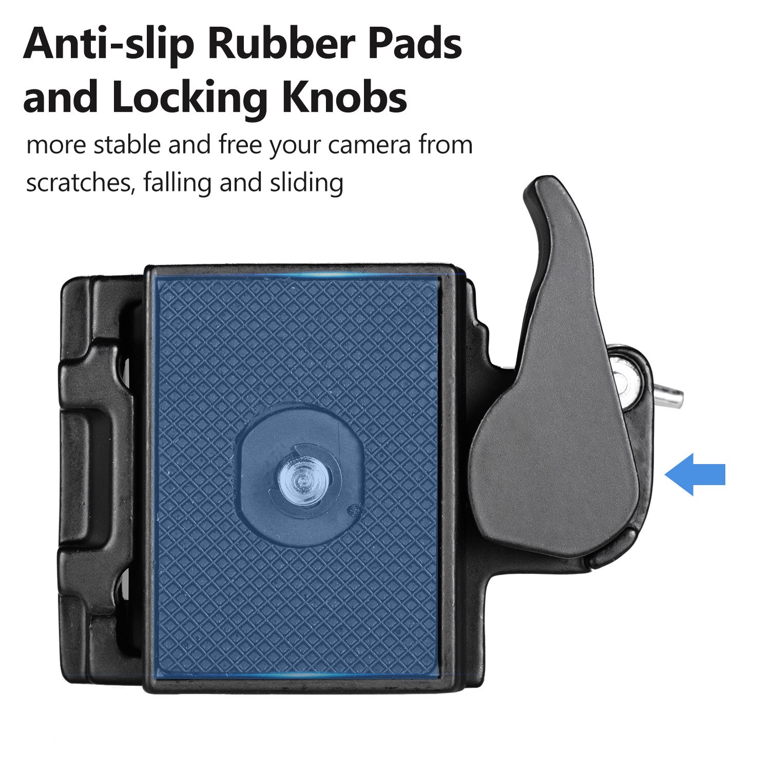 Andoer schnell Freisetzung Platte QR Platte Adapter Aluminium Legierung mit 1/4 Zoll Schraube für DSLR Kamera Smartphone Stativ Einbeinstativ