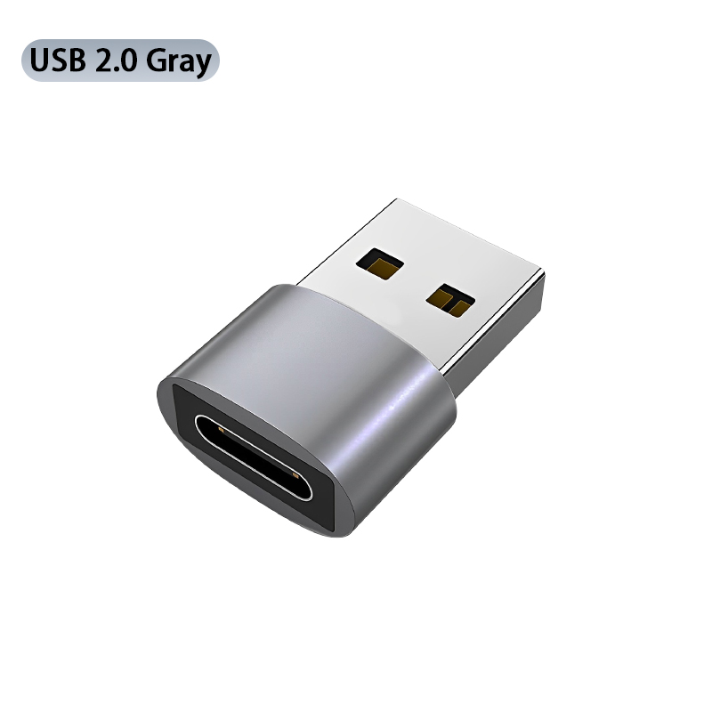USB C 3.0 typ adaptera C na USB 2.0 Adapter do telefonu komórkowego męski na żeński konwerter USB C konwerter USB typu C do laptopów PC: Black