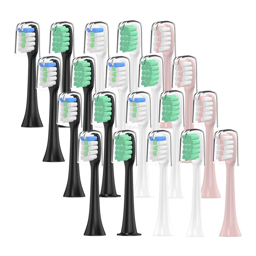 4pcs SOOCAS X3 X1 Replacement Toothbrush heads for Xiaomi electric tooth brush Ultrasonic Whitening Teeth Oral Hygiene