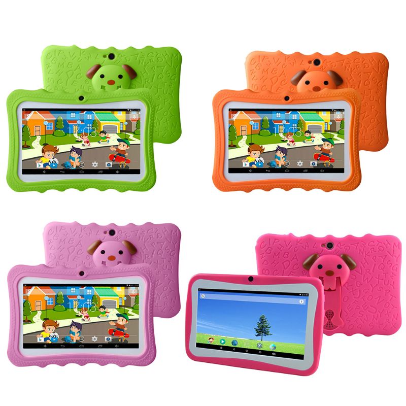 7 Inch Kids Tablet Met 1Gb R-Am 16Gb Opslag Veiligheid Oogbescherming Ips Scherm M0XB