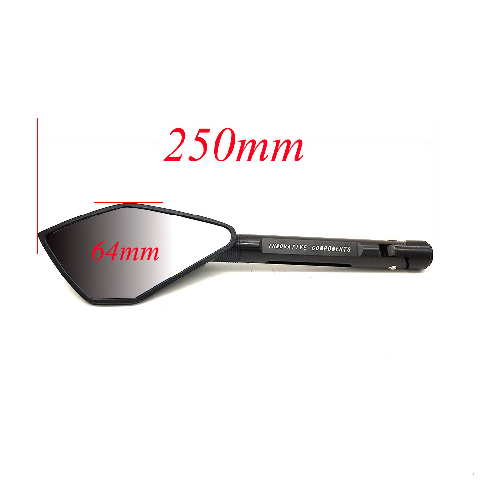 Pour Kawasaki Z300 Z400 z 750 1000 900 800 250 650 Universel Moto retroviseur Guidon Côté Rétroviseurs