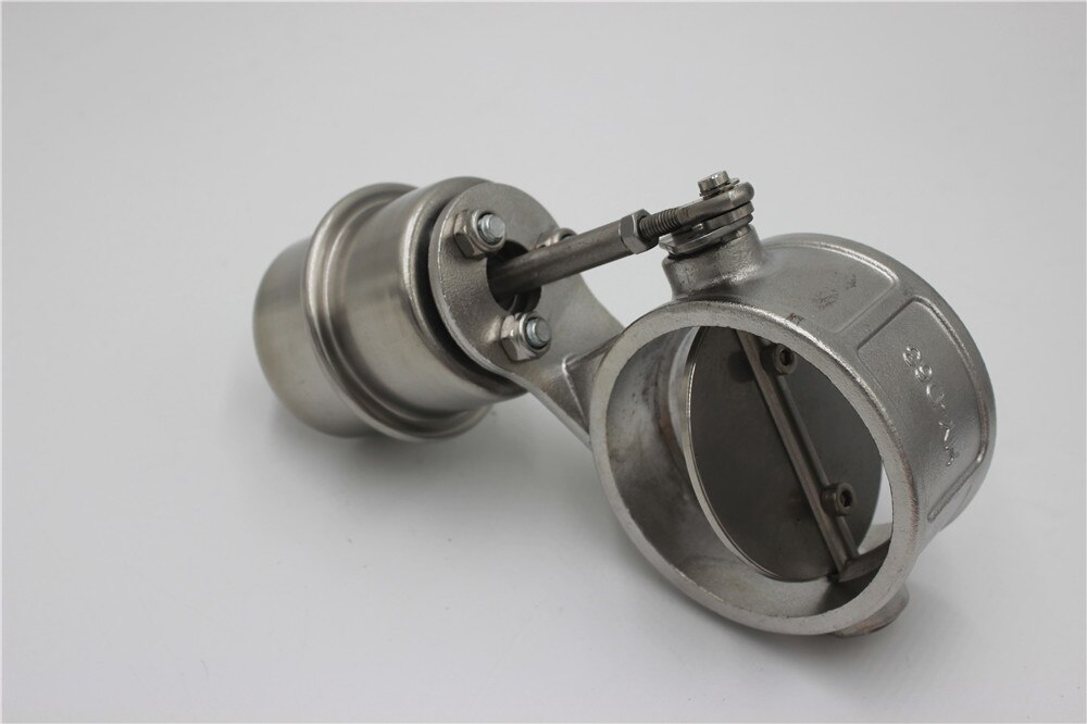 3'' 76MM Stainless Steel Exhaust Control cutout Valve Set With Vacuum Actuator Open Style
