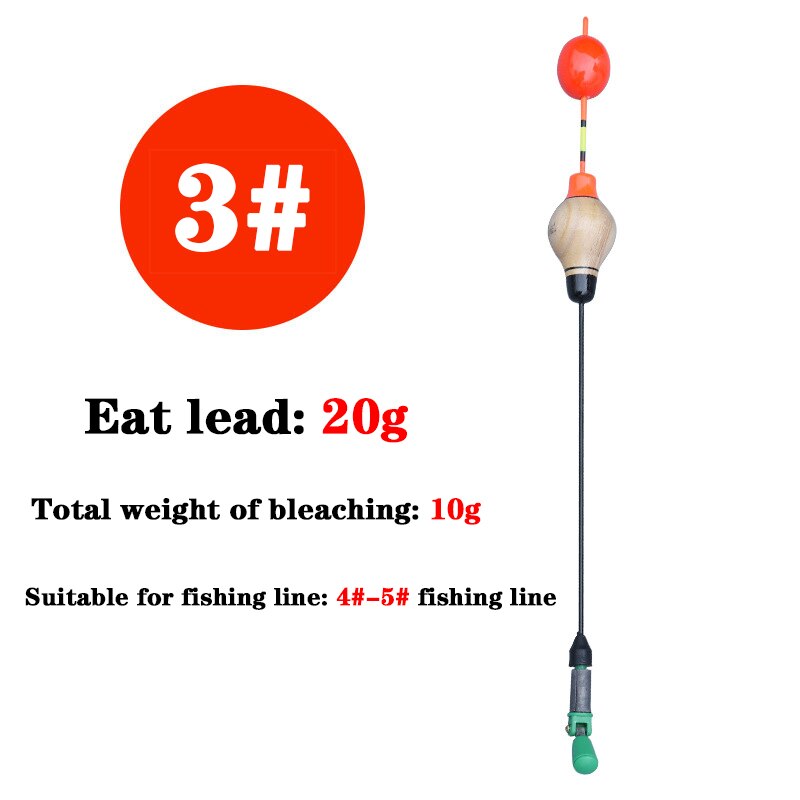 Big Carp Fishing Wooden Float Automatic Find The Bottom Portable Crucian Carp Fast Catfish Fishing Artifact High Sensitivity: B71-6