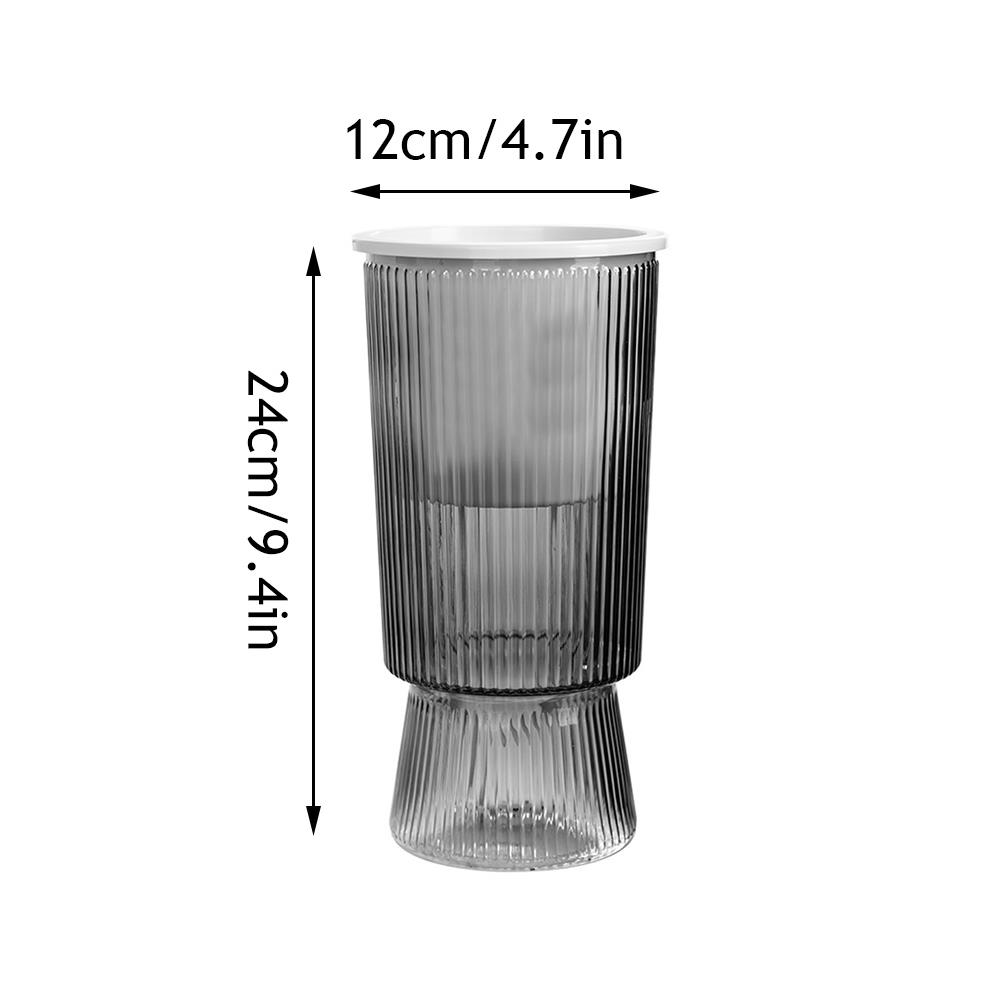 Imitatie Vazen Waterloze Teelt Planter Potten Zelf Water gevende Bloempotten Plastic Vaas Scandinavische Stijl Transparante Bloemenvaas