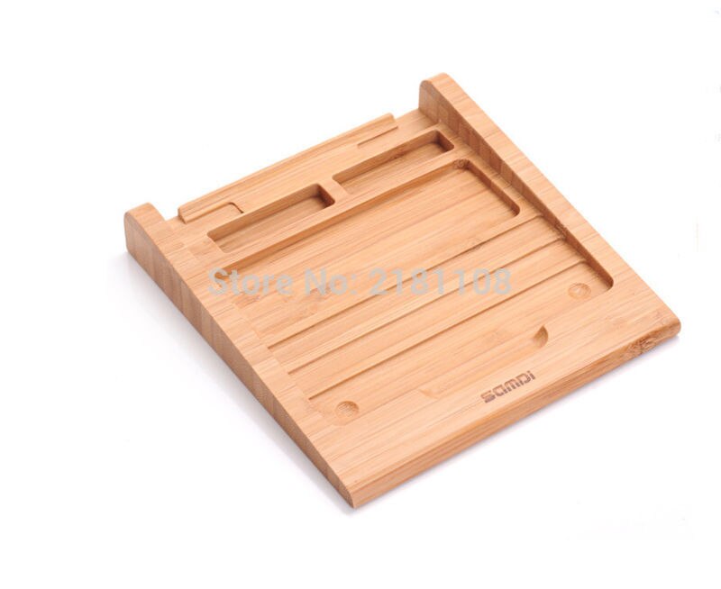 SAMDI Bamboo Holder Dock Stand for Bluetooth Wireless Magic Trackpad