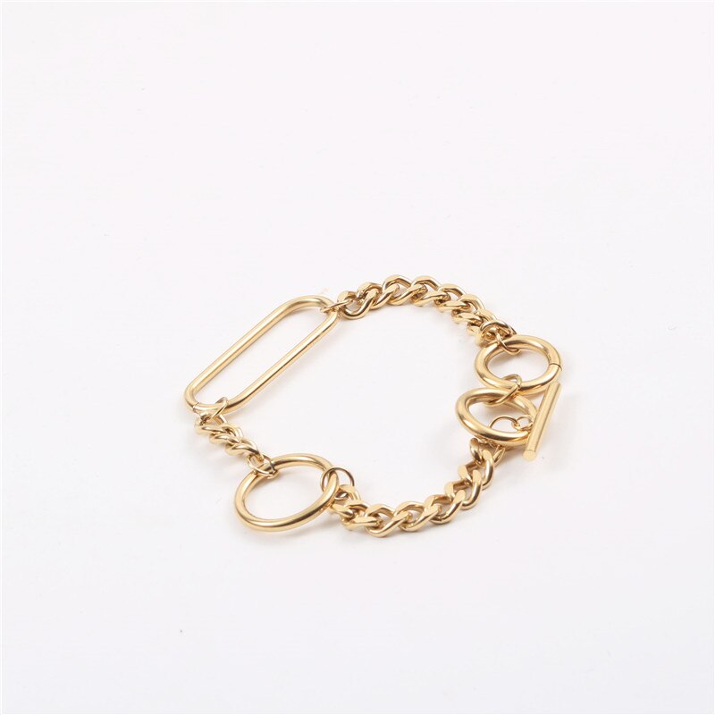 Joolim High End PVD Plated Cuban Chain Bracelet