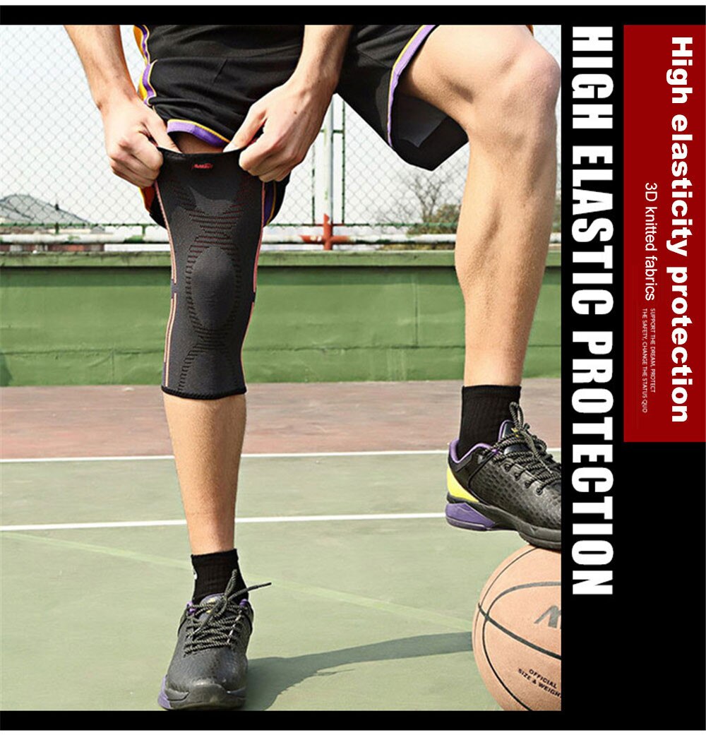Rodillera para articulación al aire libre, rodillera elástica para deportes, rodillera elástica, rodillera, correa ajustable, rótula, alivio del dolor para la potencia de la rodilla