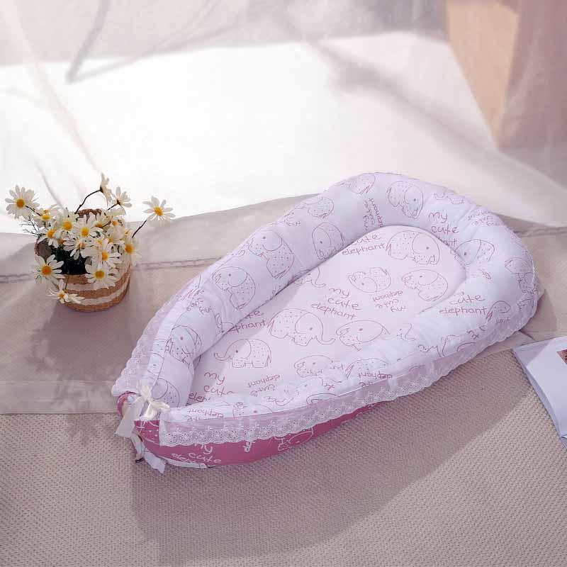 Baumwolle Tragbare Reise Baby Bett Abnehmbare Laufstall Krippe für Neugeborene Bebe Nest Schlaf Wiege 0-12Monat: 10