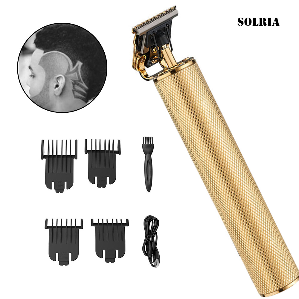 Electric Pro Grooming Cordless Cutting T-Blade Trimmer Set Rechargeable Battery Hair Clipper Hair Styling Tool