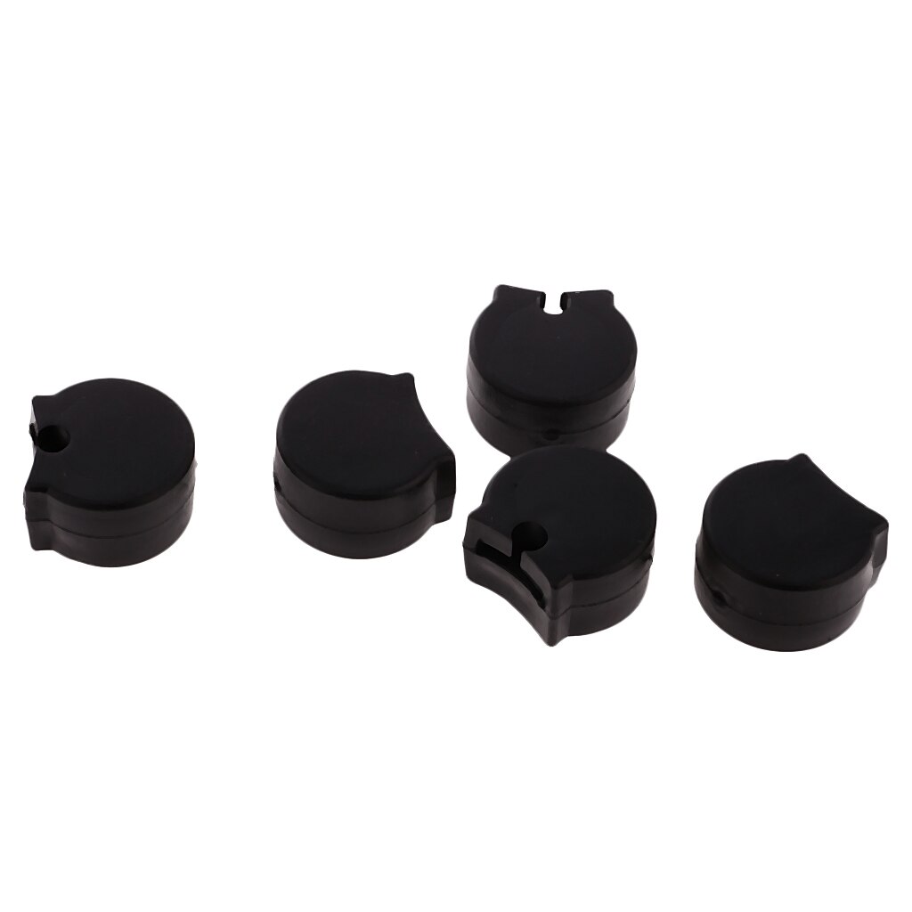 Protectores de dedos de goma para reposapiés, protectores de dedos para piezas de clarinete, 5 uds.