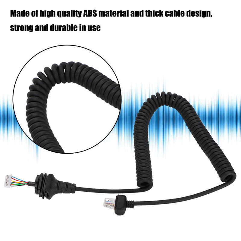 Speaker Mic Hand Microphone Replacement Cable Cord Fit for ICOM Radio Microphone HM-152 microphone accessories