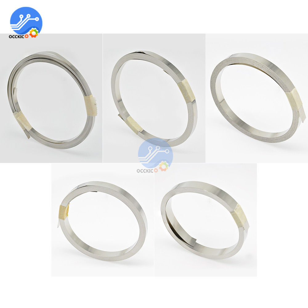 BMS 18650 Li-Ion Batterie Nickel Blatt Platte Vernickelt Stahl Gürtel Streifen 0,1 MM 18650 Zellen Stecker Schweißen