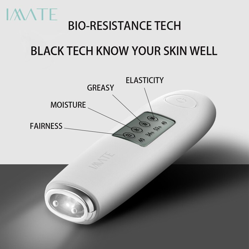 Digital Skin Detector Pen with LCD Display Portable Skin Analyzer Water Oil Tester Analysis Moisture Machine Monitor for Skin